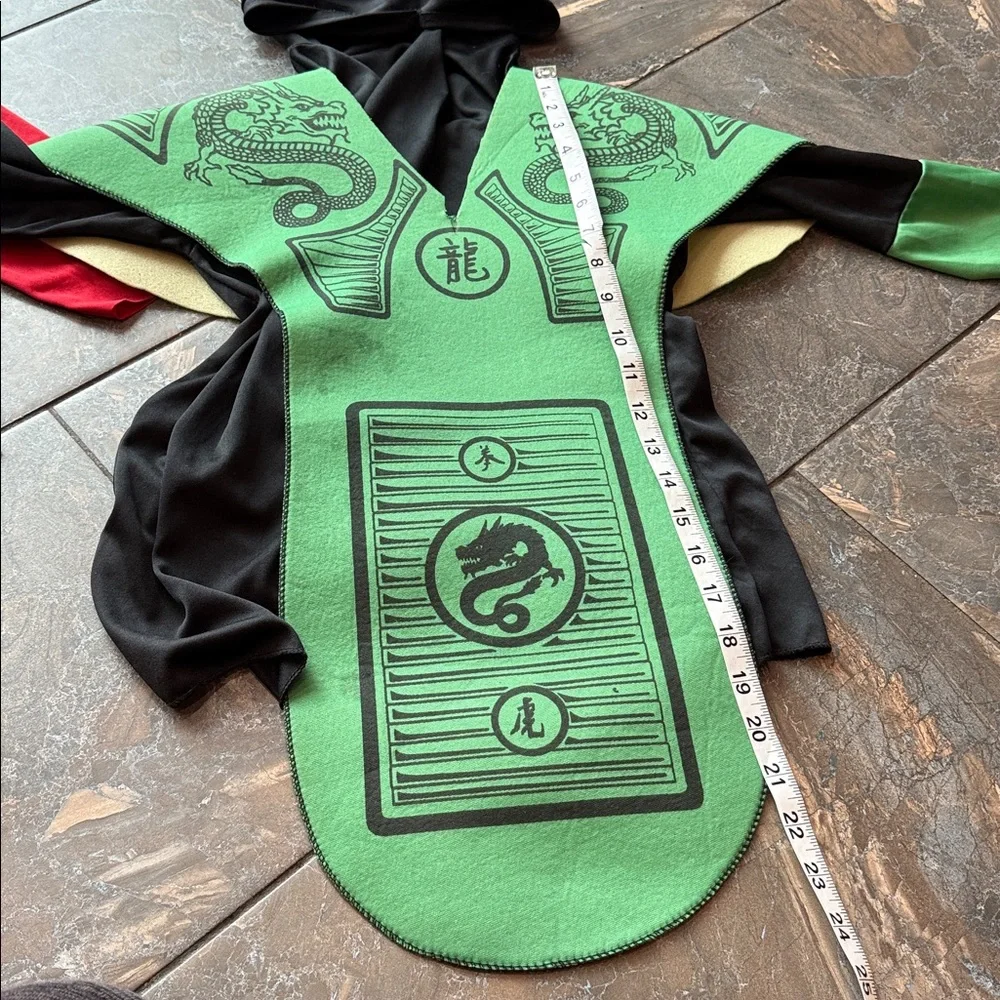 Ninja Costume Bundle W/ sword holder  Red - Medium   Blue - Small Green - Medium